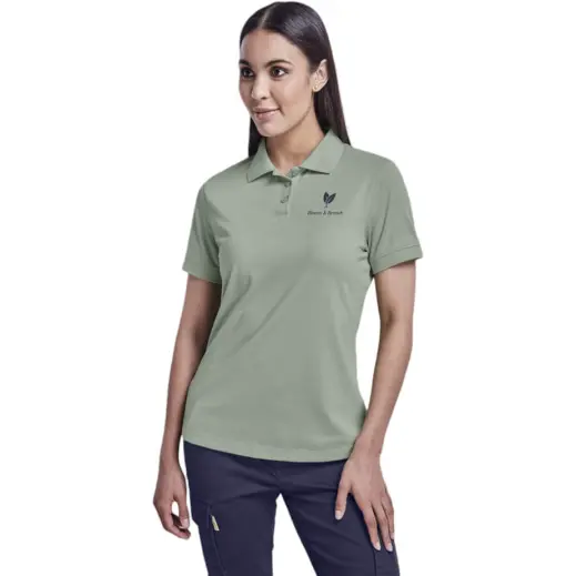 Ladies Okiyo Shizen Eco Golf Shirt Model